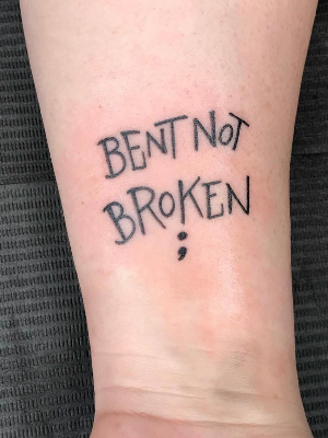 My Pause for Mental health tattoo